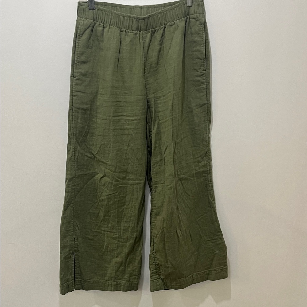 Old Navy Olive Wide Leg Pants
